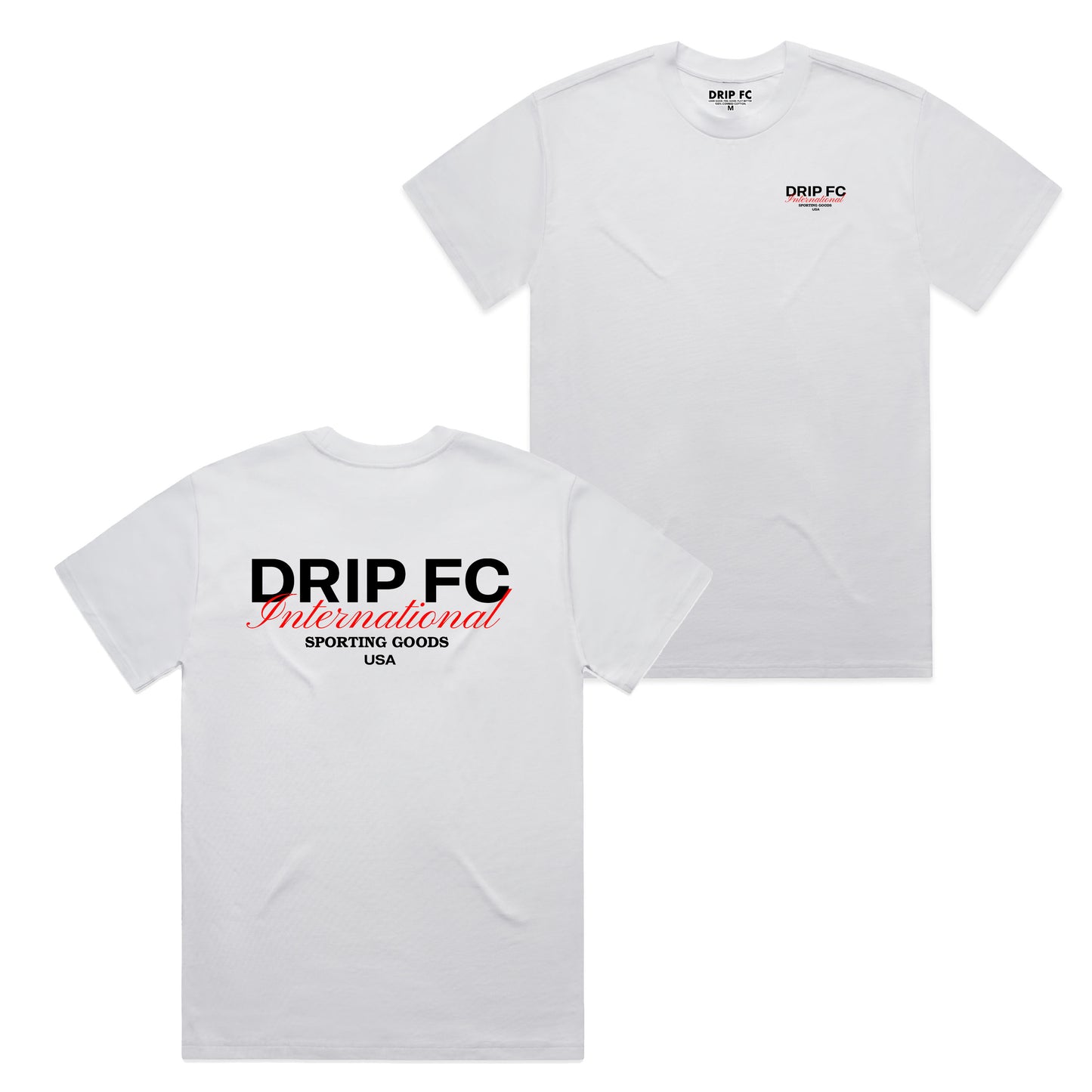 Drip FC White Oversized Tee