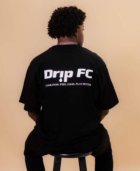 Drip FC Black Oversized Tee